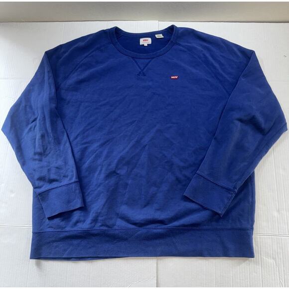 LEVI'S Mens Sweatshirt Jumper XXL Blue - Picture 1 of 11